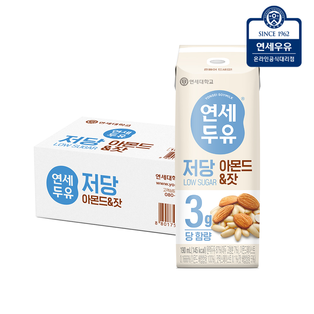 연세두유 저당두유 아몬드잣 24팩