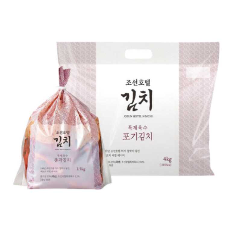 [김장특가] 조선호텔 특제육수 혼합김치 5.5kg (포기4+열무김치1.5)