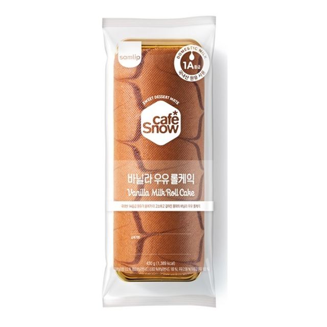 삼립 바닐라 우유롤 케익 430g