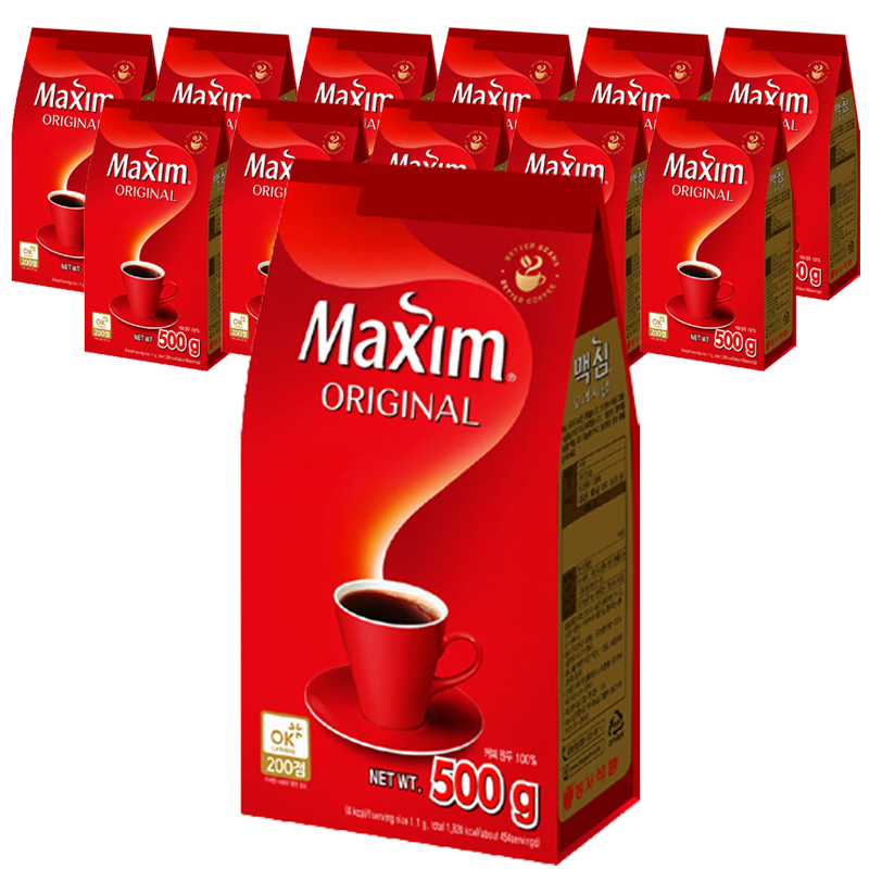 맥심 오리지날 리필 500g x 12개